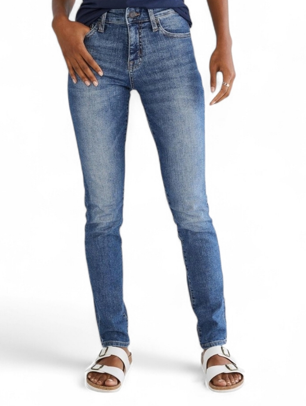 Women's Aeropostale Mid Rise Classic Skinny Jeans Stretch Size 6 *SHORT*